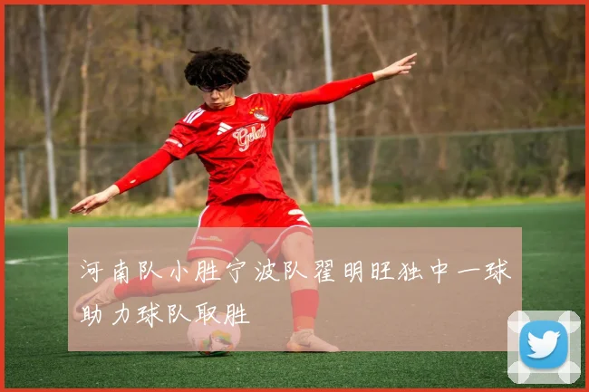 河南队小胜宁波队翟明旺独中一球助力球队取胜