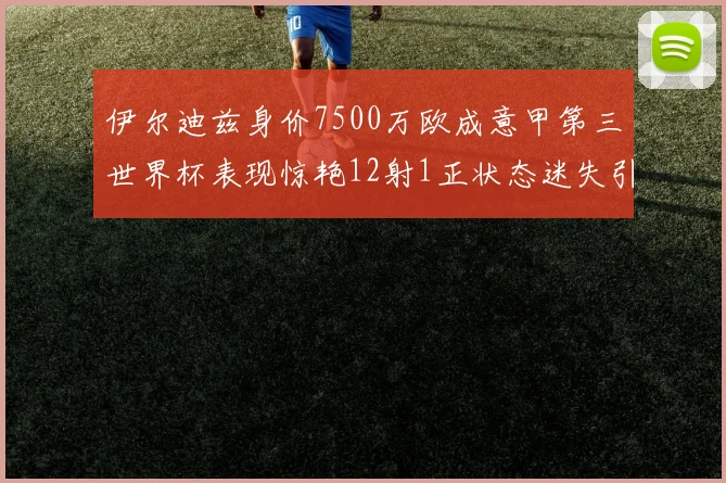 伊尔迪兹身价7500万欧成意甲第三世界杯表现惊艳12射1正状态迷失引发关注